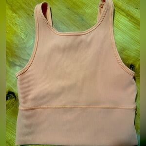 Orange lulu tank top